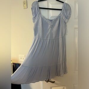 Light blue Dress WITH POCKETS